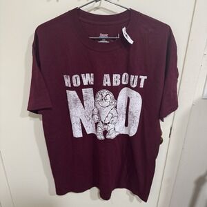 NEW Disney “How About No" Grumpy 7 Dwarfs Graphic Tee